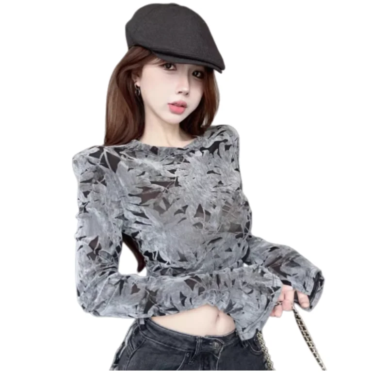 Hong Kong Style Retro Tie Dye Crew Neck Regular Shoulder Top Women Early Spring Design Sense Drawstring Waist Crop Belly T shirt
Hong Kong Style Retro Tie Dye Crew Neck Regular Shoulder Top Women Early Spring Design Sense Drawstring Waist Crop Belly T shirt