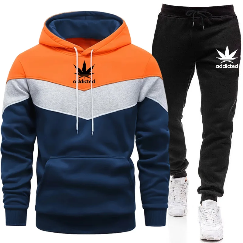 Autumn Winter Printing Men's Sports Suit Fashion Men's/women's Sports Hoodie + Trousers Two-piece Suit Street Men's Casual Suit
Autumn Winter Printing Men's Sports Suit Fashion Men's/women's Sports Hoodie + Trousers Two-piece Suit Street Men's Casual Suit