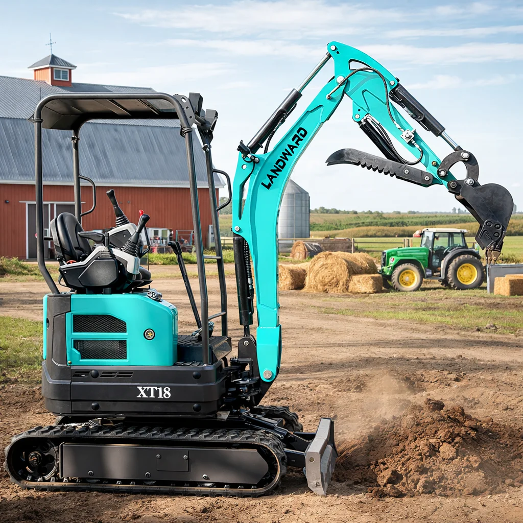 Euro 5 Farm 1850kg Mini Excavator Kubota Engine 2 Ton Hydraulic Crawler Mini Excavator Bagger New Home Use Excavator Customized
Euro 5 Farm 1850kg Mini Excavator Kubota Engine 2 Ton Hydraulic Crawler Mini Excavator Bagger New Home Use Excavator Customized