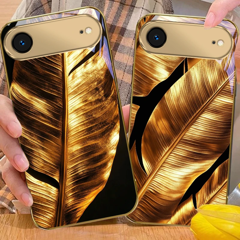 Texture of banana leaves For iPhone Air 17 Pro Max 16 15 Pro 14 13 Plus 12 mini 11 17Air XR 16E 17ProMax Golden glass phone case
Texture of banana leaves For iPhone Air 17 Pro Max 16 15 Pro 14 13 Plus 12 mini 11 17Air XR 16E 17ProMax Golden glass phone case