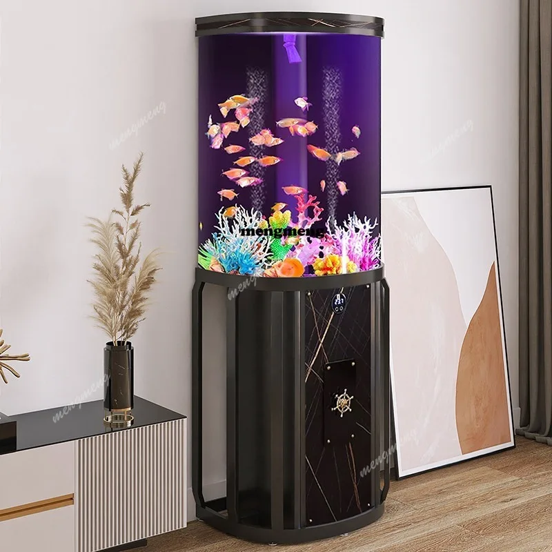 Semicircular fish tank living room small household floor intelligent water-free aquarium
Semicircular fish tank living room small household floor intelligent water-free aquarium