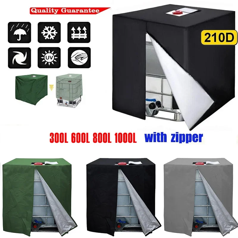 IBC Tank Cover 1000L 800L 600L 300L IBC Rain Water Container Ton Barrel UV Protective Dust Cover Outdoor Garden Waterproof Cover
IBC Tank Cover 1000L 800L 600L 300L IBC Rain Water Container Ton Barrel UV Protective Dust Cover Outdoor Garden Waterproof Cover