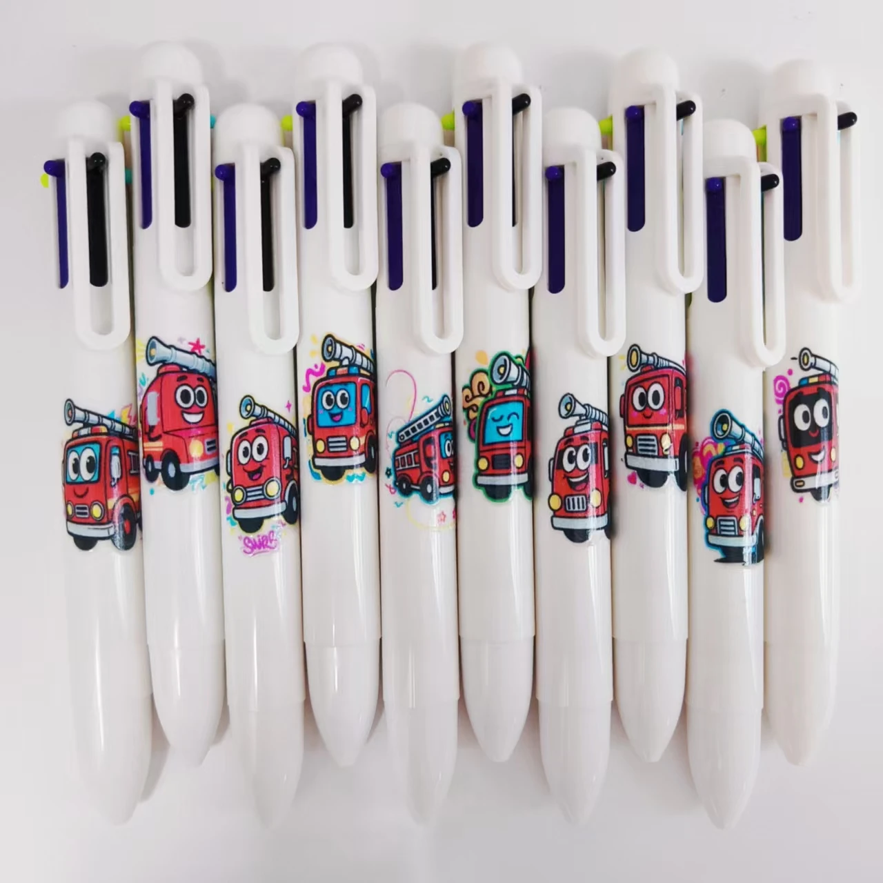 8PCS/11PCS fire-themed multi-color pen expression fire truck pattern pen White series gift pen
8PCS/11PCS fire-themed multi-color pen expression fire truck pattern pen White series gift pen