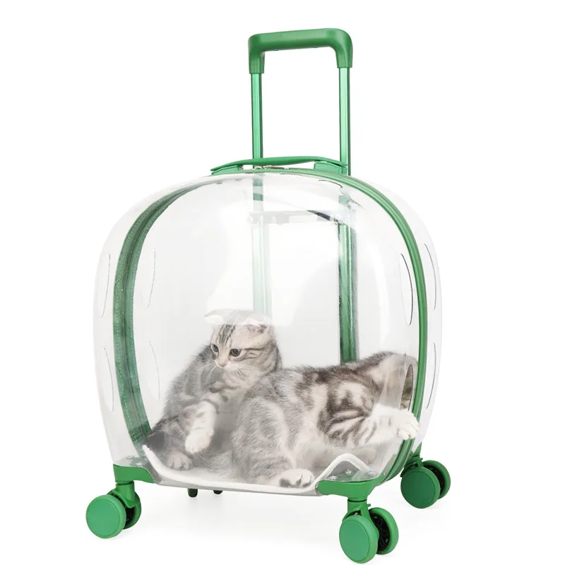 cat bag pet trolley case, portable and fully transparent pet case when going out, breathable space capsule large-capacity bubble
cat bag pet trolley case, portable and fully transparent pet case when going out, breathable space capsule large-capacity bubble