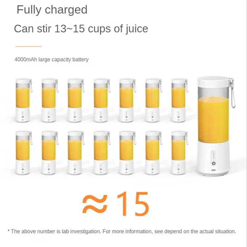LITE-450ML Rechargeable Mixers Fruit Juicers Mixer 6 Blades Portable Electric Juicers Maker Fruit Blender Fruits Extractors
LITE-450ML Rechargeable Mixers Fruit Juicers Mixer 6 Blades Portable Electric Juicers Maker Fruit Blender Fruits Extractors
