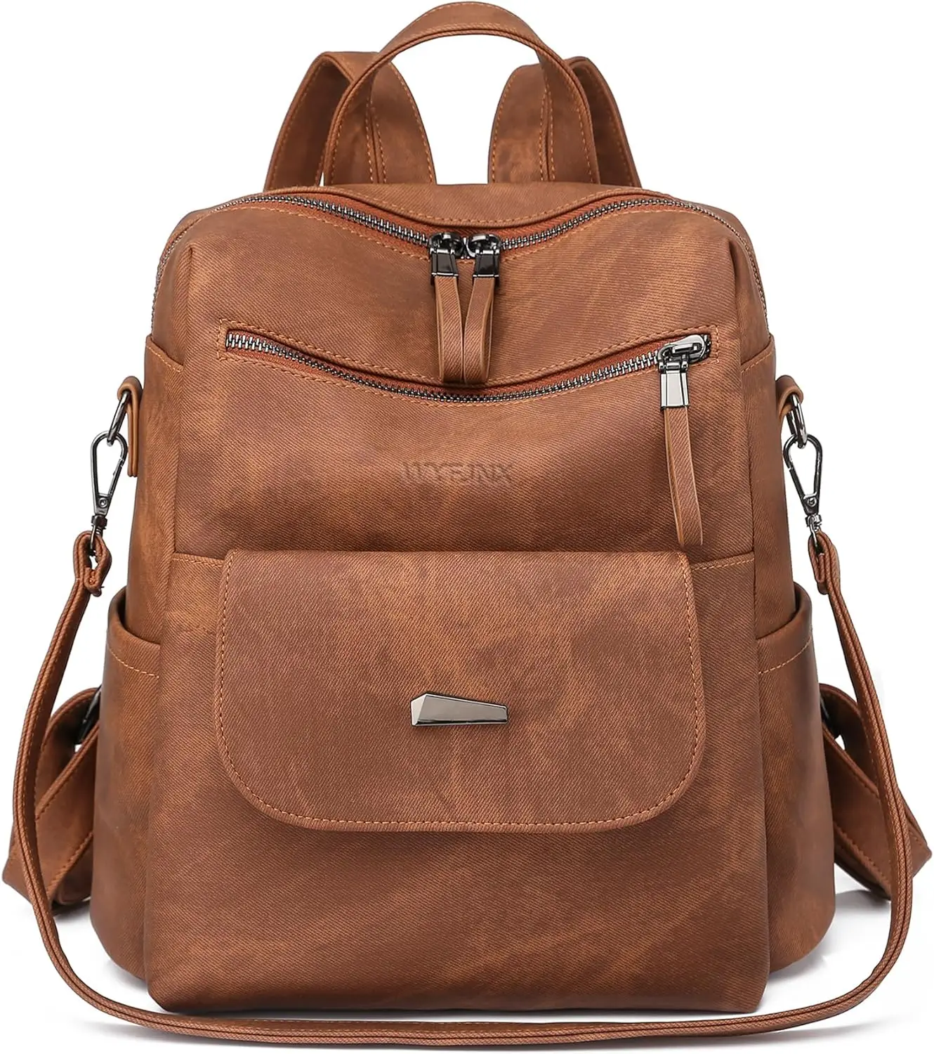 PU Leather Backpack Purse for Women Fashion Multipurpose Design Handbag Ladies Shoulder Bags Travel Backpack Brown
PU Leather Backpack Purse for Women Fashion Multipurpose Design Handbag Ladies Shoulder Bags Travel Backpack Brown