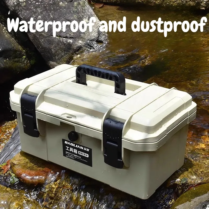 Outdoor Camping Tool Case Portable Waterproof Tool Box Car Storage Hardware Storage Boxes Shock-resistant Tools Packagings
Outdoor Camping Tool Case Portable Waterproof Tool Box Car Storage Hardware Storage Boxes Shock-resistant Tools Packagings