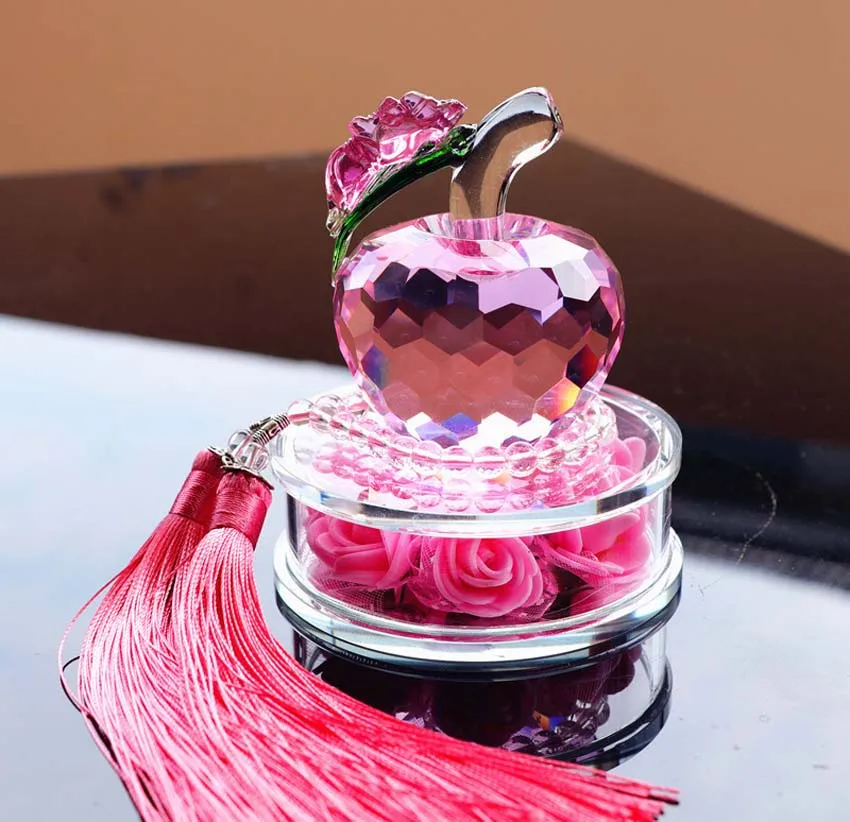 FREE SHIP # Holiday birthday gift present for Friends lovers # GOOD LUCK crystal rose Apple Mascot decoration for HOME CAR Decor
FREE SHIP # Holiday birthday gift present for Friends lovers # GOOD LUCK crystal rose Apple Mascot decoration for HOME CAR Decor