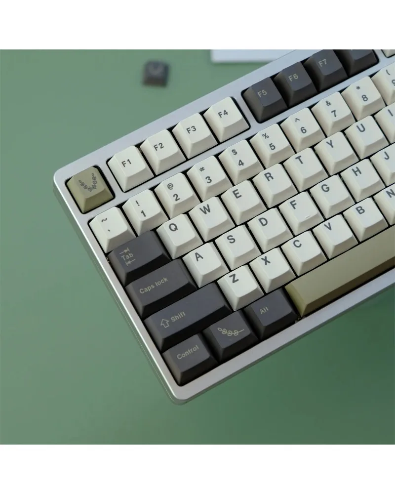 Multi tone grey and off white durable pbt keycaps set high quality for gaming mechanical keyboards
Multi tone grey and off white durable pbt keycaps set high quality for gaming mechanical keyboards