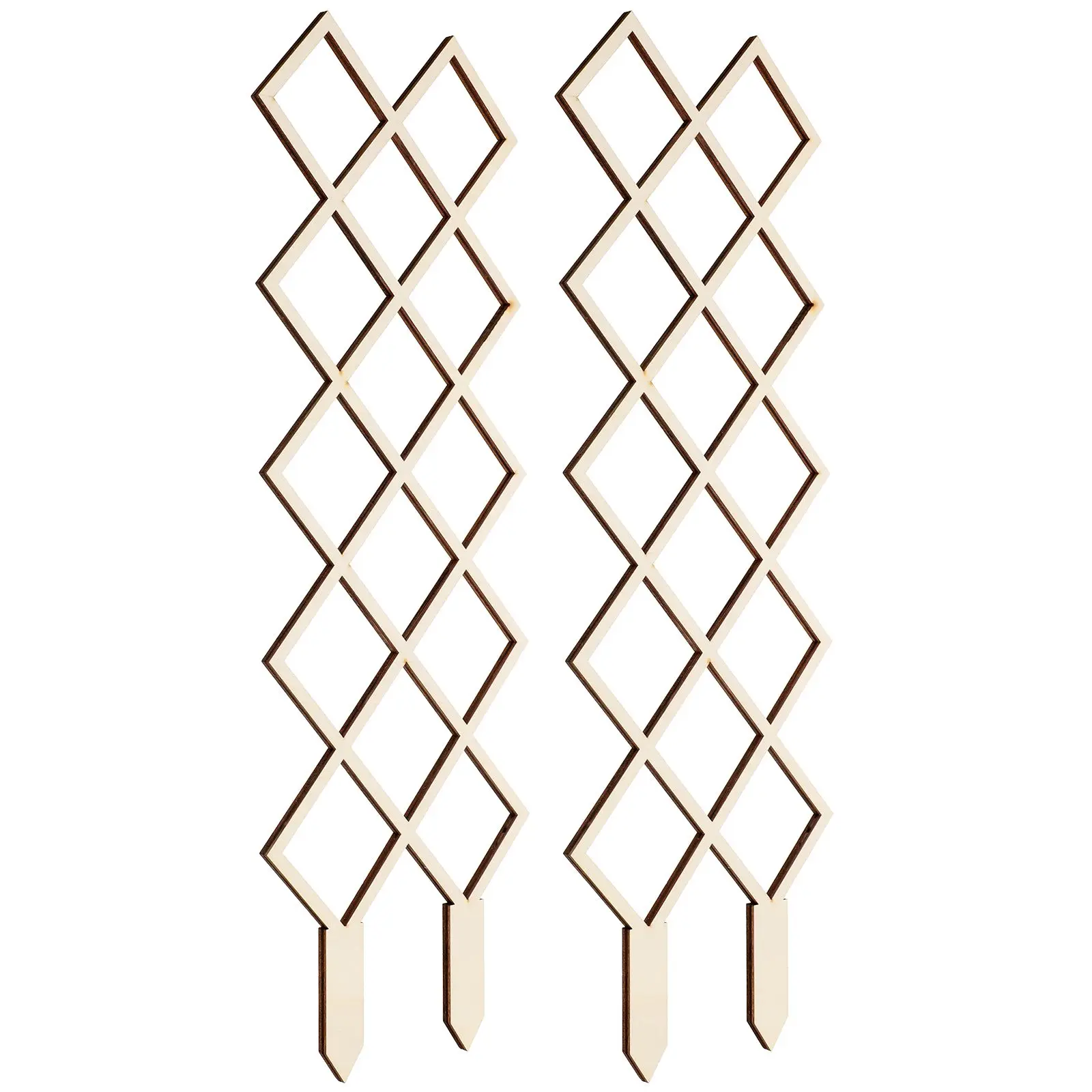 Wooden Climbing Frame 2Pcs Vine Trellis for Plants Durable Reusable Garden Supply Look Support Stand
Wooden Climbing Frame 2Pcs Vine Trellis for Plants Durable Reusable Garden Supply Look Support Stand