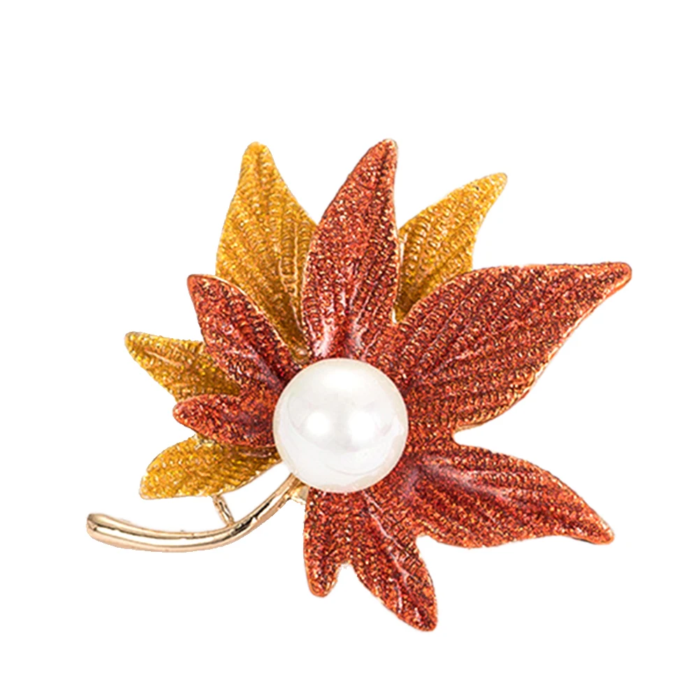 Maple Leaf Pin Breastpin Women Fashion Jewelry Cute Accessories for Wedding Party Gift Elegant Leaf Brooch Design
Maple Leaf Pin Breastpin Women Fashion Jewelry Cute Accessories for Wedding Party Gift Elegant Leaf Brooch Design