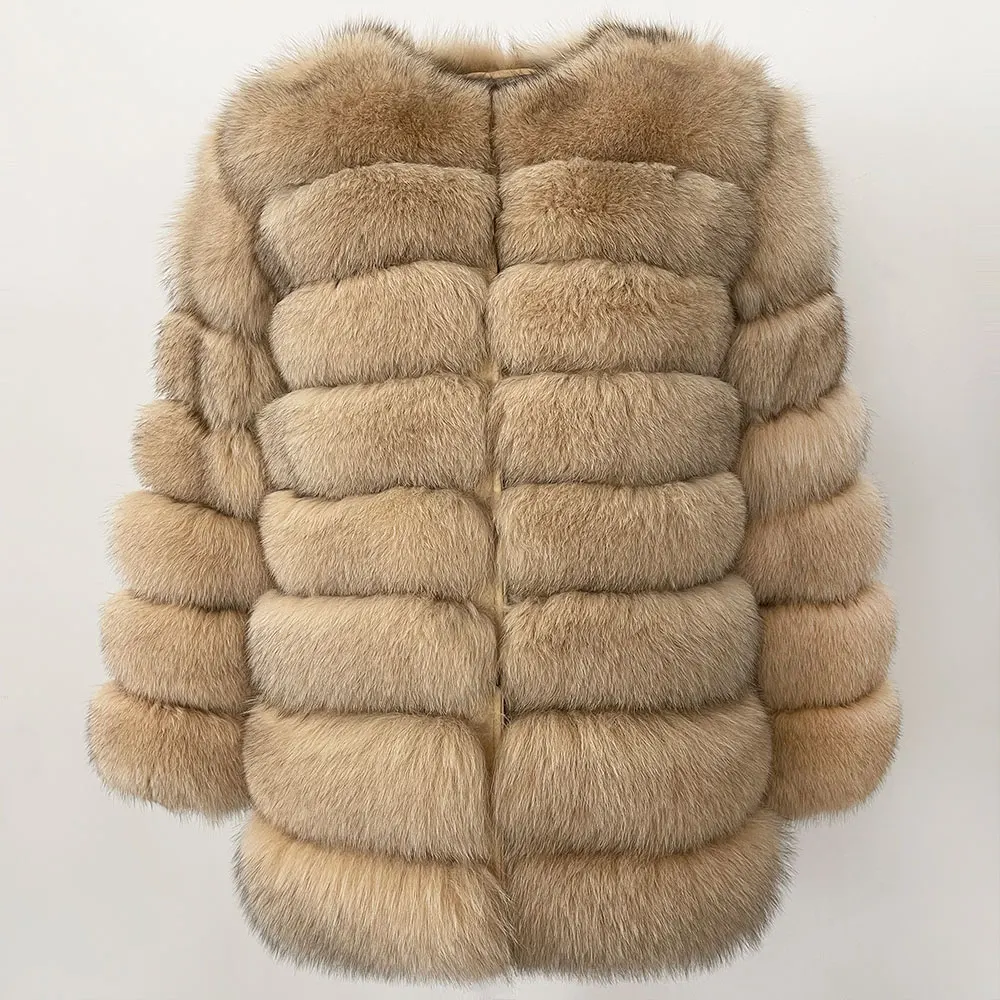 MENINA 2025 New Winter Jacket Women Natural Real Fox Raccoon Fur Coat Thick Warm Outerwear Streetwear Brand Three Quarter Sleeve
MENINA 2025 New Winter Jacket Women Natural Real Fox Raccoon Fur Coat Thick Warm Outerwear Streetwear Brand Three Quarter Sleeve