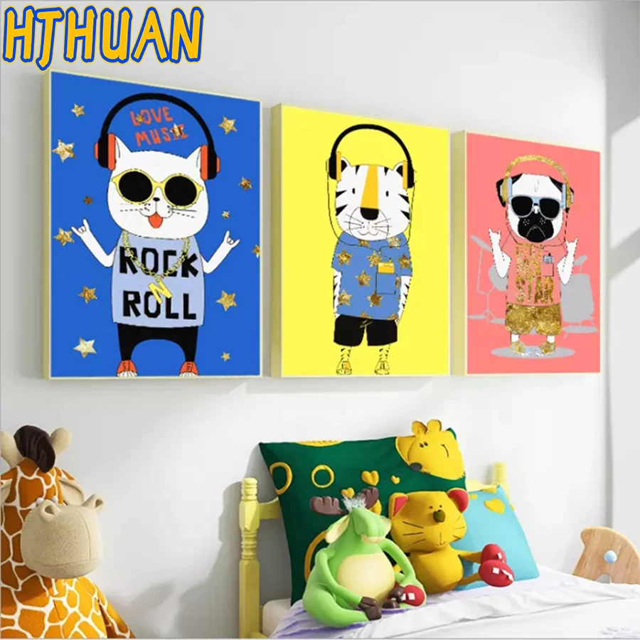 DIY Diamond Painting Cartoon Animal Horse Cross Stitch Full round square Diamond Embroidery Art Home Decor Children's Day Gift
DIY Diamond Painting Cartoon Animal Horse Cross Stitch Full round square Diamond Embroidery Art Home Decor Children's Day Gift