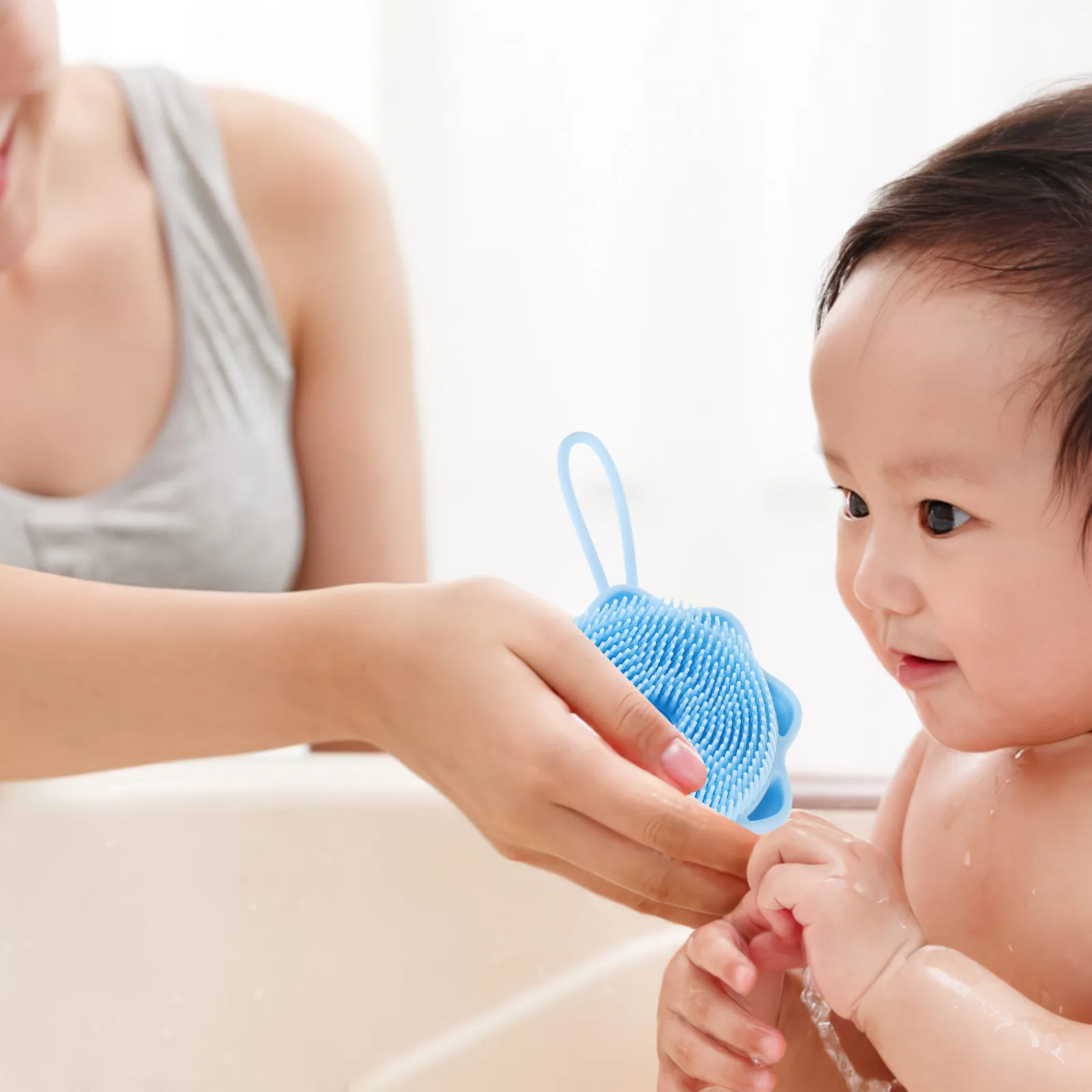 1Pcs Silicone Bath Body Brush for Exfoliating Gentle Skin Massage Baby Kids Adults Compact Design Safe Non-Scratch Body Cleaning
1Pcs Silicone Bath Body Brush for Exfoliating Gentle Skin Massage Baby Kids Adults Compact Design Safe Non-Scratch Body Cleaning
