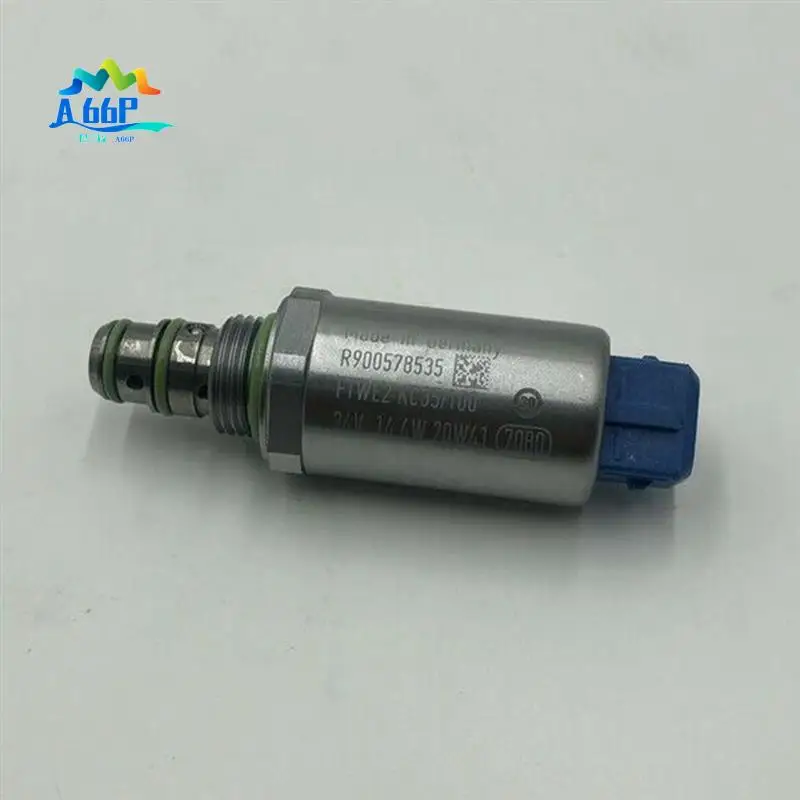A66P-Excavator Parts 24V Hydraulic Pump Proportional Solenoid Valve R900578535 For FTWE2 K35-100
A66P-Excavator Parts 24V Hydraulic Pump Proportional Solenoid Valve R900578535 For FTWE2 K35-100
