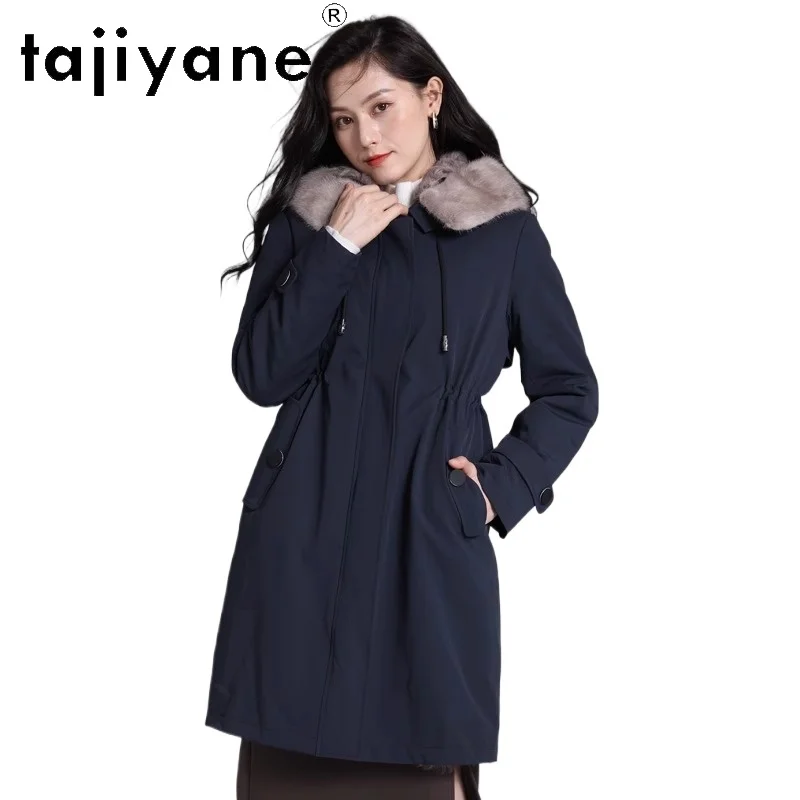 TAJIYANE Natural Lamb Fur Parkas Hooded Mink Fur Collar Coat Women's Warm Thick Fur Liner Jacket Winter Woman Clothes 2025 шуба
TAJIYANE Natural Lamb Fur Parkas Hooded Mink Fur Collar Coat Women's Warm Thick Fur Liner Jacket Winter Woman Clothes 2025 шуба