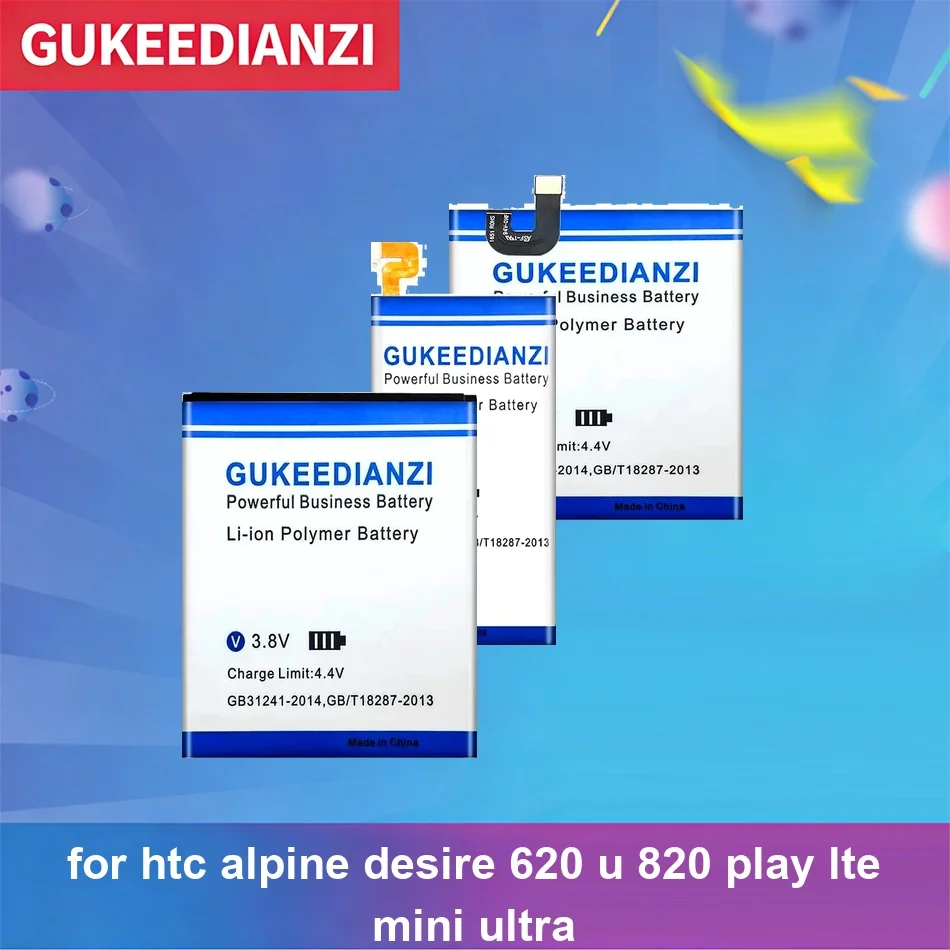 Mobile Phone Battery BOPE6100 B2PZF100 B2PZM100 For Htc Alpine Desire 620 u 820 Play Lte Mini Ultra 3800-5300mAh
Mobile Phone Battery BOPE6100 B2PZF100 B2PZM100 For Htc Alpine Desire 620 u 820 Play Lte Mini Ultra 3800-5300mAh
