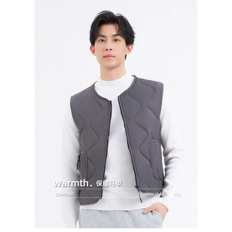 Пуховый хлопковый жилет, мужской тонкий осенне-зимний короткий низ с подкладкой, теплый жилет, внутренняя одежда, маленькая хлопковая куртка, жилет
Пуховый хлопковый жилет, мужской тонкий осенне-зимний короткий низ с подкладкой, теплый жилет, внутренняя одежда, маленькая хлопковая куртка, жилет