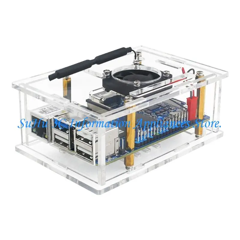 Clear Acrylic Housing for 4 Professional Development Board Transparent Protective Shell Heat Dissipation Assembly Accessories
Clear Acrylic Housing for 4 Professional Development Board Transparent Protective Shell Heat Dissipation Assembly Accessories