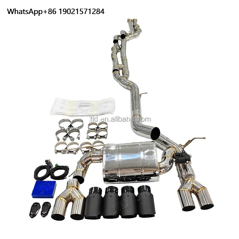 M3 M4 F80 F82 S55 equal length middle tube exhaust system JTLD latest design exhaust valve middle tube cat back
M3 M4 F80 F82 S55 equal length middle tube exhaust system JTLD latest design exhaust valve middle tube cat back