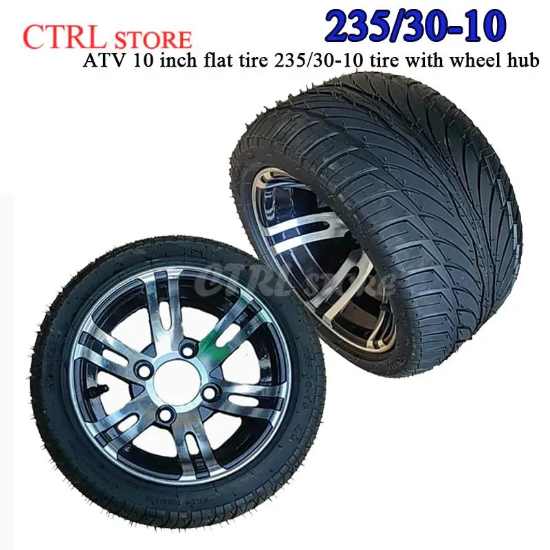 Factory direct sales ATV modified car four-wheel electric vehicle 10 inch flat tire 235/30-10 tire with wheel hub
Factory direct sales ATV modified car four-wheel electric vehicle 10 inch flat tire 235/30-10 tire with wheel hub