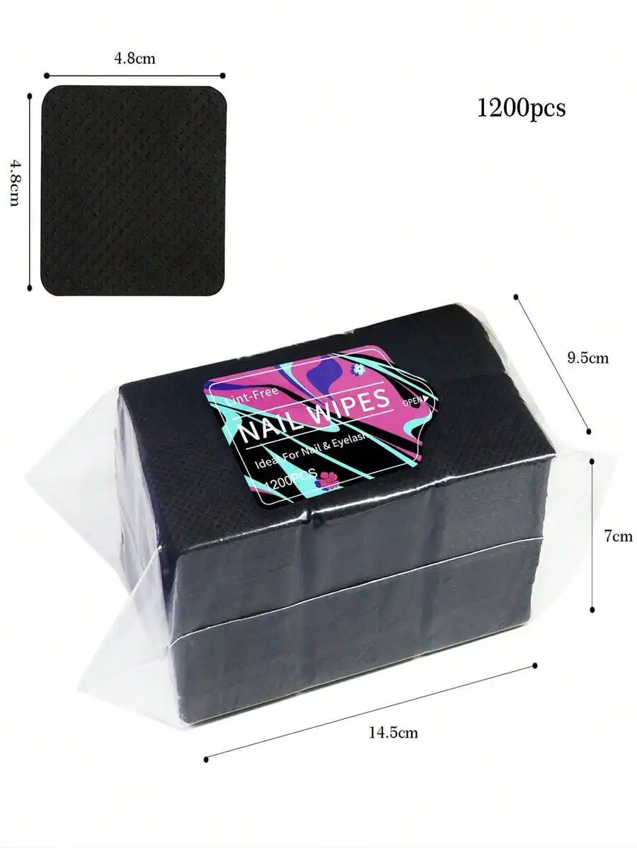 Lint-Free Nail Wipes For Gel Polish Removal 1200pcs Professional Makeup Tool
Lint-Free Nail Wipes For Gel Polish Removal 1200pcs Professional Makeup Tool