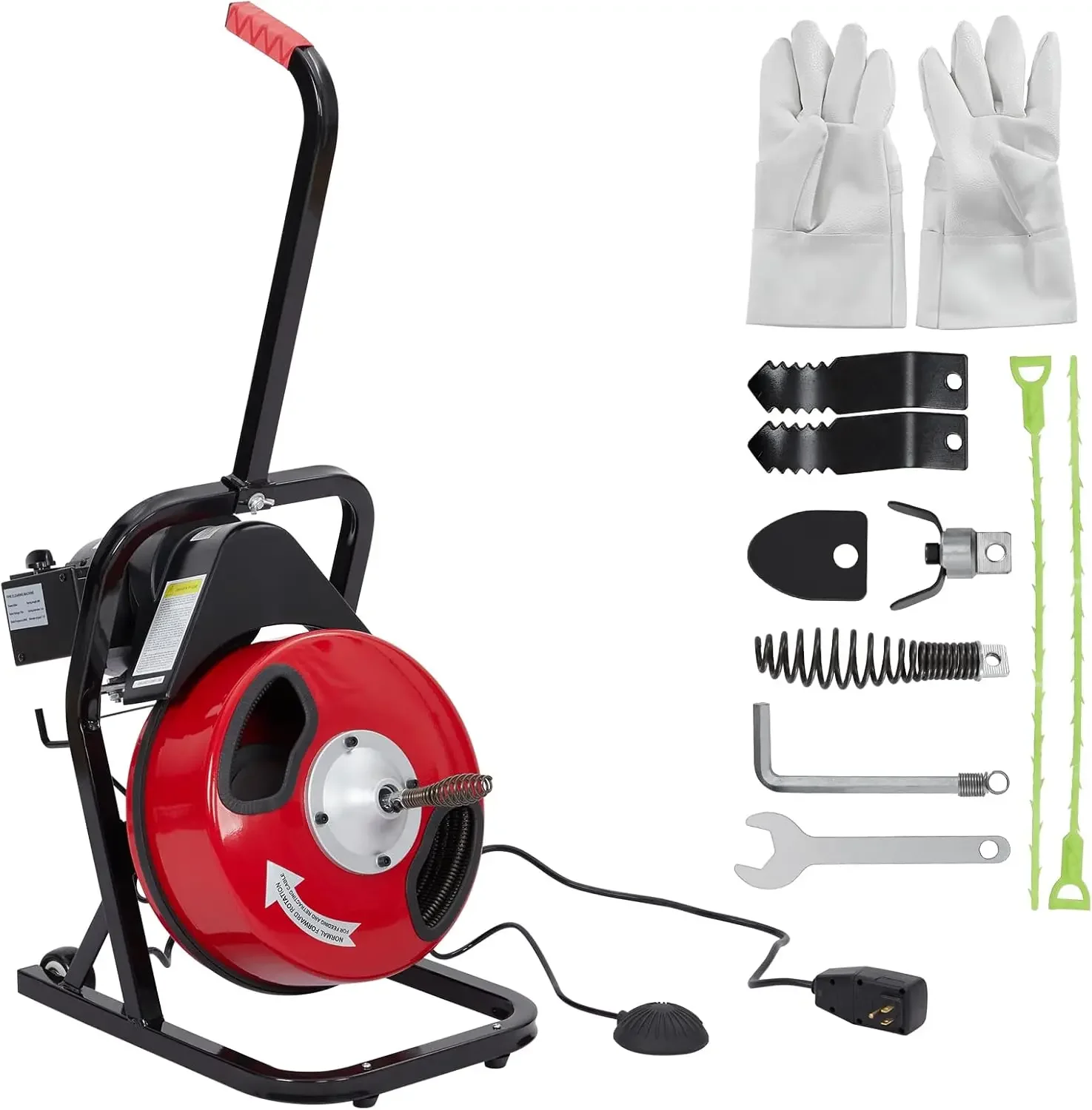 BestsellerDrain Cleaner Machine, 50 Ft X 1/2 in Professional Electric Drain Auger for 1 to 4 in Pipes, Portable Electric Drain S
BestsellerDrain Cleaner Machine, 50 Ft X 1/2 in Professional Electric Drain Auger for 1 to 4 in Pipes, Portable Electric Drain S