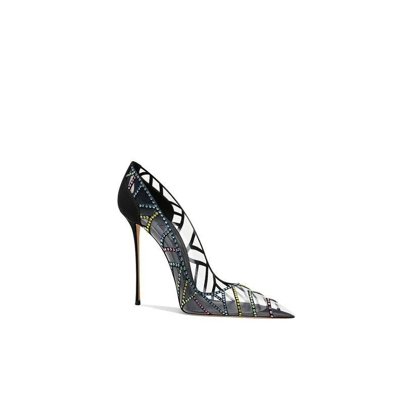 New Women's Shoes Exquisite Rhinestones Pointed High Heels for Woman Fashion Model Casual Shoes Designer Shoes Zapatos De Mujer
New Women's Shoes Exquisite Rhinestones Pointed High Heels for Woman Fashion Model Casual Shoes Designer Shoes Zapatos De Mujer