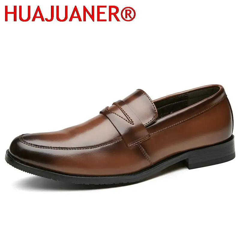 New Luxury Loafers Genuine Leather Men's Dress Shoes High Grade Slip On Office Club Wedding Shoes Brown Black Shoes Basic Oxford
New Luxury Loafers Genuine Leather Men's Dress Shoes High Grade Slip On Office Club Wedding Shoes Brown Black Shoes Basic Oxford