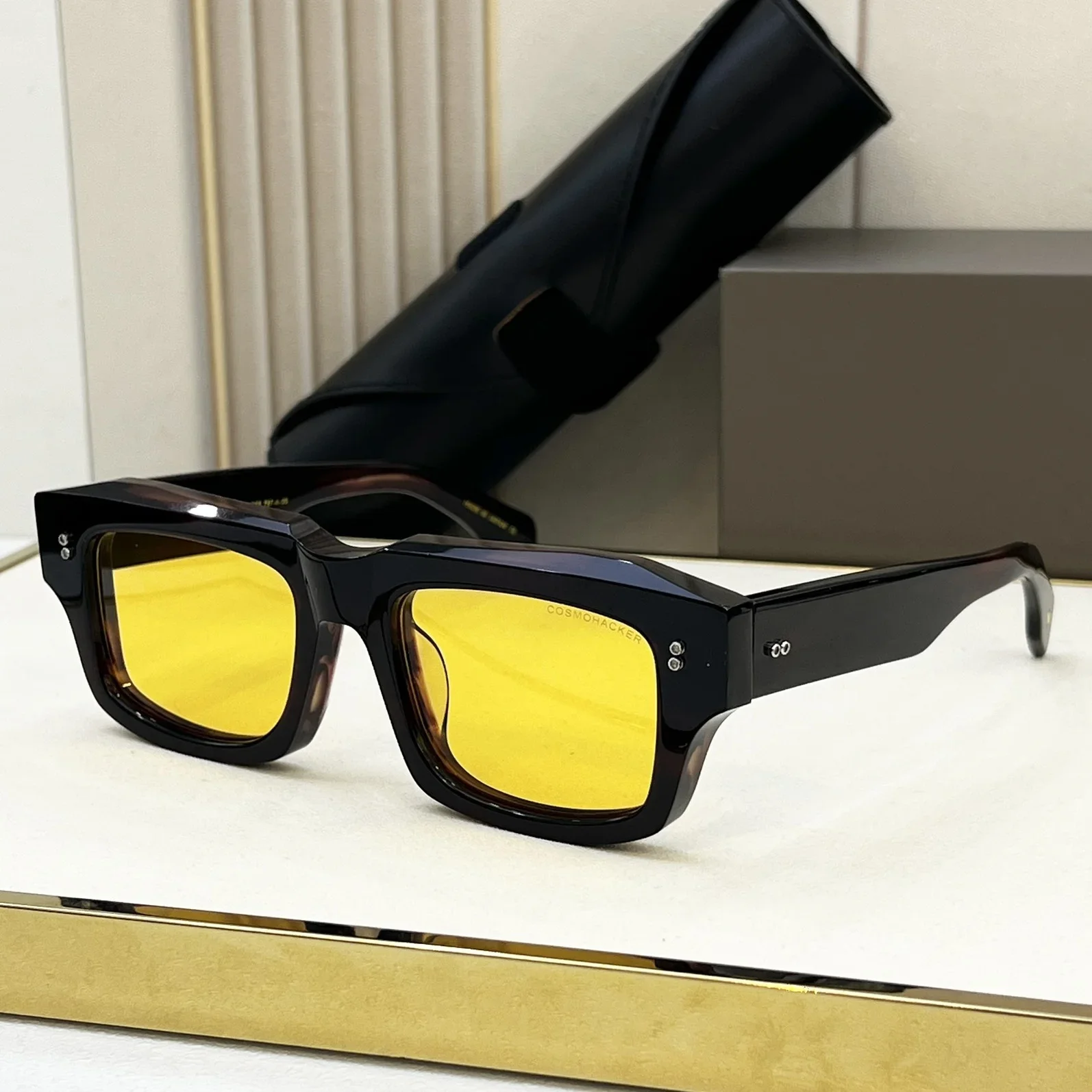 COSMOHACKER DTS727 Top High Quality Sunglasses For Men Titanium Style Fashion Design Sunglasses For Womens With Box
COSMOHACKER DTS727 Top High Quality Sunglasses For Men Titanium Style Fashion Design Sunglasses For Womens With Box