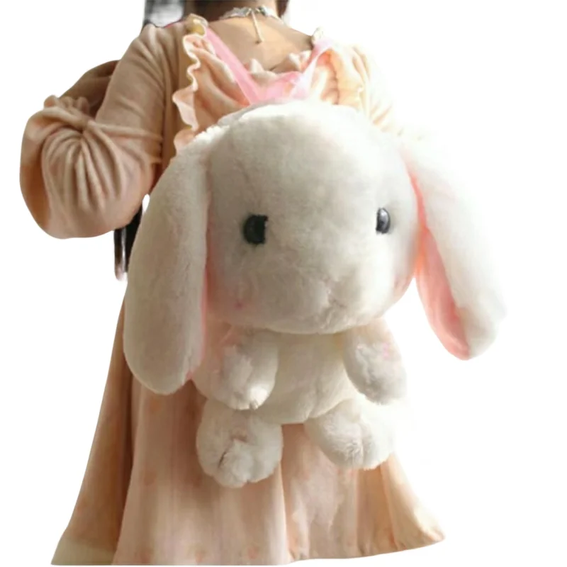 Kawaii Creative Rabbit Long Ear Bunny Bag Plush Doll Toy Children Backpack For Girls Kids Birthday Christmas Halloween Presents
Kawaii Creative Rabbit Long Ear Bunny Bag Plush Doll Toy Children Backpack For Girls Kids Birthday Christmas Halloween Presents