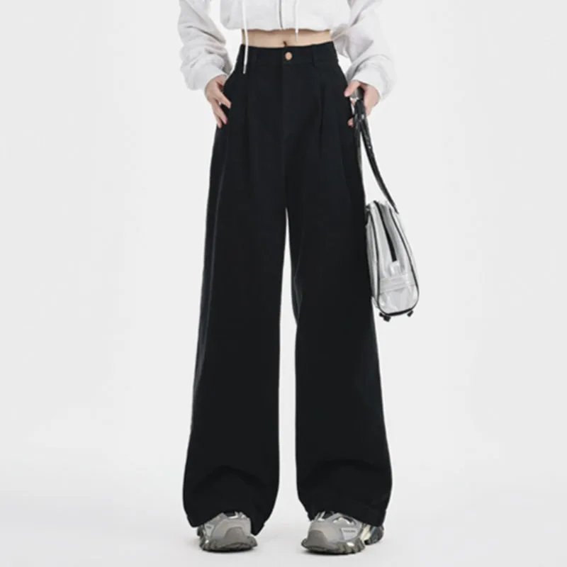 Retro Fashion Wide-leg Jeans Street Comfort Korean Jeans Look Thin Trendy Floor Length Pants Women
Retro Fashion Wide-leg Jeans Street Comfort Korean Jeans Look Thin Trendy Floor Length Pants Women