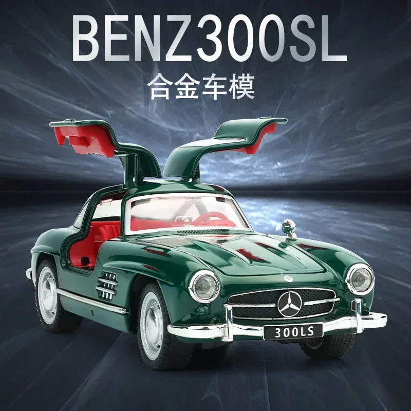1:32 Mercedes-Benz 300SL Alloy Metal Diecast Classic Car Model Sound Light Children's Toy Collectibles Hobby Birthday Gifts
1:32 Mercedes-Benz 300SL Alloy Metal Diecast Classic Car Model Sound Light Children's Toy Collectibles Hobby Birthday Gifts