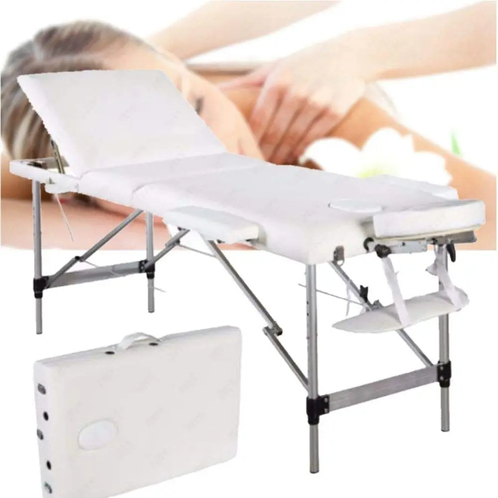 White Premium Massage Table, Ergonomic Design for Professional Treatments
White Premium Massage Table, Ergonomic Design for Professional Treatments