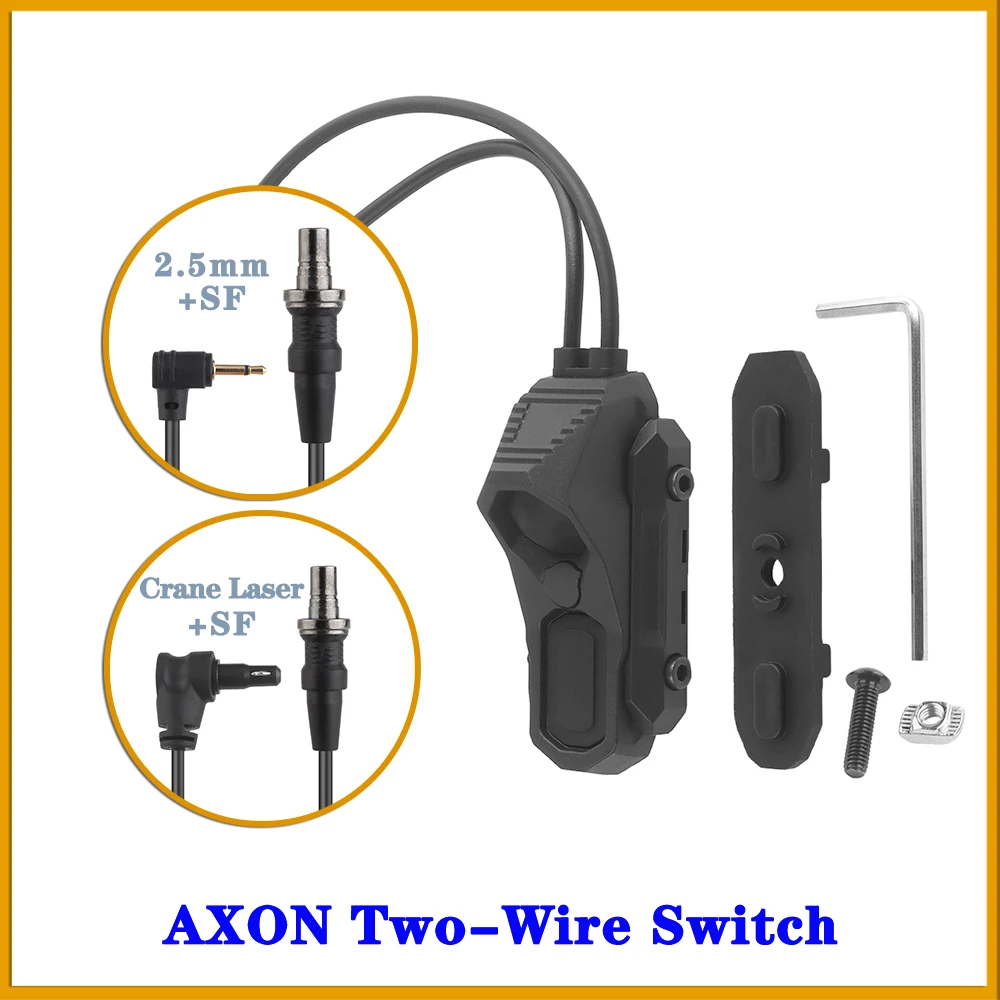 AXON дистанционный линейный двойной переключатель давления, тактический фонарик для охоты и скуте, PEQ NGAL, лазерная кнопка SF/2,5/крановая вилка
AXON дистанционный линейный двойной переключатель давления, тактический фонарик для охоты и скуте, PEQ NGAL, лазерная кнопка SF/2,5/крановая вилка