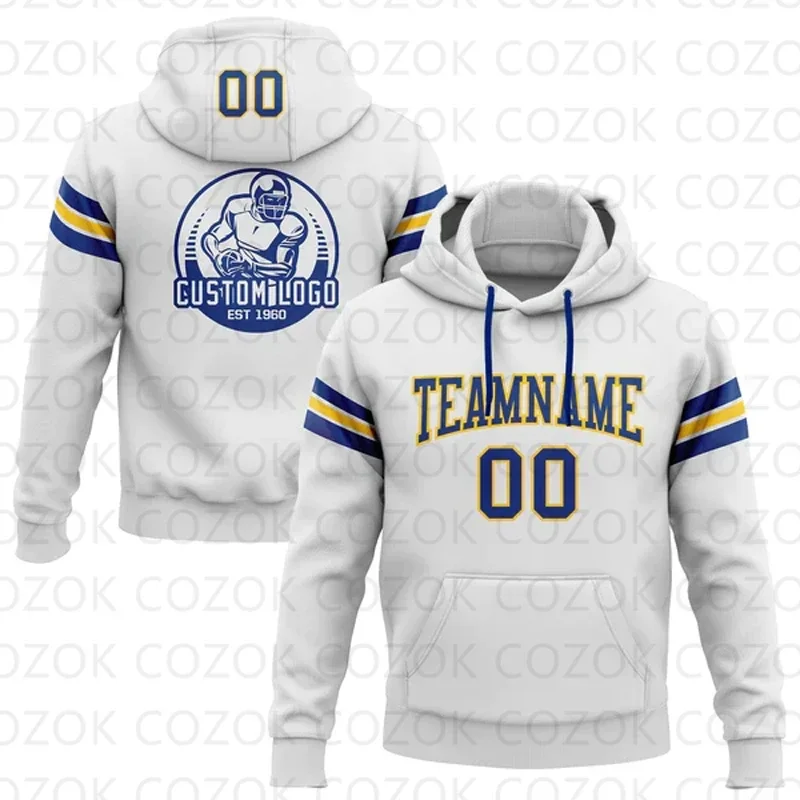 Customized Hoodies White Blue Colour Jersey 3D Printed Unisex Pullovers Hoodie Casual Sweatshirts
Customized Hoodies White Blue Colour Jersey 3D Printed Unisex Pullovers Hoodie Casual Sweatshirts