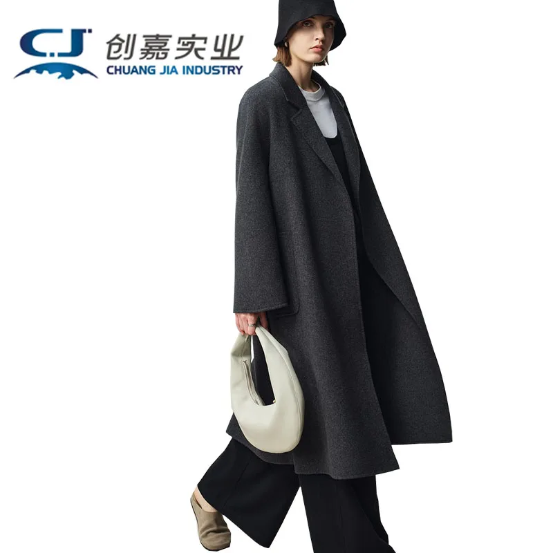 Double-sided Cashmere Women's Long Coat, Elegant and Simple Style, Women's Winter Fashionable Business Casual Outerwear
Double-sided Cashmere Women's Long Coat, Elegant and Simple Style, Women's Winter Fashionable Business Casual Outerwear