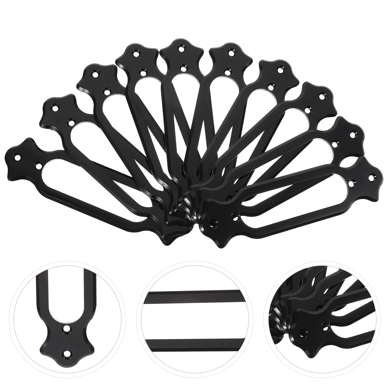 10 Pcs Flat Pickup Frame Frames Sound Cover Plastic Guitar Accessories Single-coil
10 Pcs Flat Pickup Frame Frames Sound Cover Plastic Guitar Accessories Single-coil