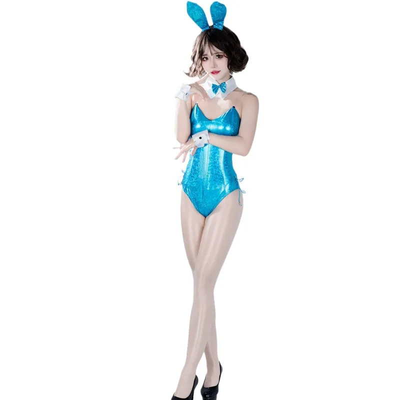 2026 New Original Laser Blue Bunny Girl Cosplay-Easy-Access PU Patent Leather Lingerie Kawaii Cute-Sultry Private Shoots Outfit
2026 New Original Laser Blue Bunny Girl Cosplay-Easy-Access PU Patent Leather Lingerie Kawaii Cute-Sultry Private Shoots Outfit