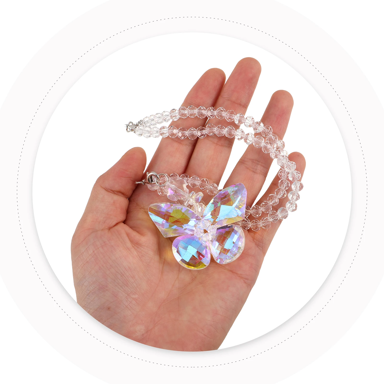 2pcs Crystal Car Hanging Ornament Butterfly Bow Pendant Rainbow Light Durable Rearview Mirror Charm for All Car Models Romantic 
2pcs Crystal Car Hanging Ornament Butterfly Bow Pendant Rainbow Light Durable Rearview Mirror Charm for All Car Models Romantic