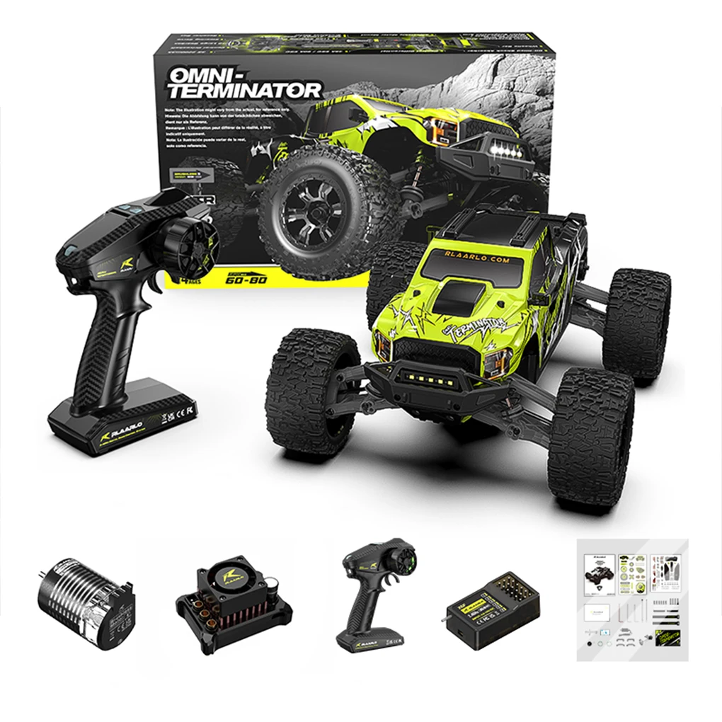 1/10 RZ001 Omnipotent Terminator 4WD Brushless Monster Truck RC Cars lectric Off Road Metal/Carbon Fiber rc Car
1/10 RZ001 Omnipotent Terminator 4WD Brushless Monster Truck RC Cars lectric Off Road Metal/Carbon Fiber rc Car