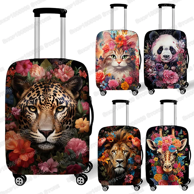 18-32 Inches Nordic Flower Animal Print Luggage Cover Lion Tiger Deer Leopard Women Trolley Case Protective Suitcase Covers
18-32 Inches Nordic Flower Animal Print Luggage Cover Lion Tiger Deer Leopard Women Trolley Case Protective Suitcase Covers
