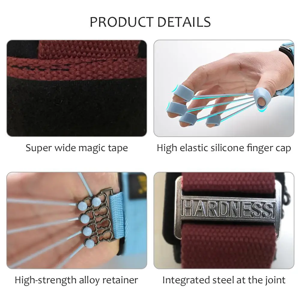 Finger Flexion Exerciser Flexible Resistance Band Finger Extensor Strengthener Ergonomic Safe Alloy for Recovery for Musician
Finger Flexion Exerciser Flexible Resistance Band Finger Extensor Strengthener Ergonomic Safe Alloy for Recovery for Musician