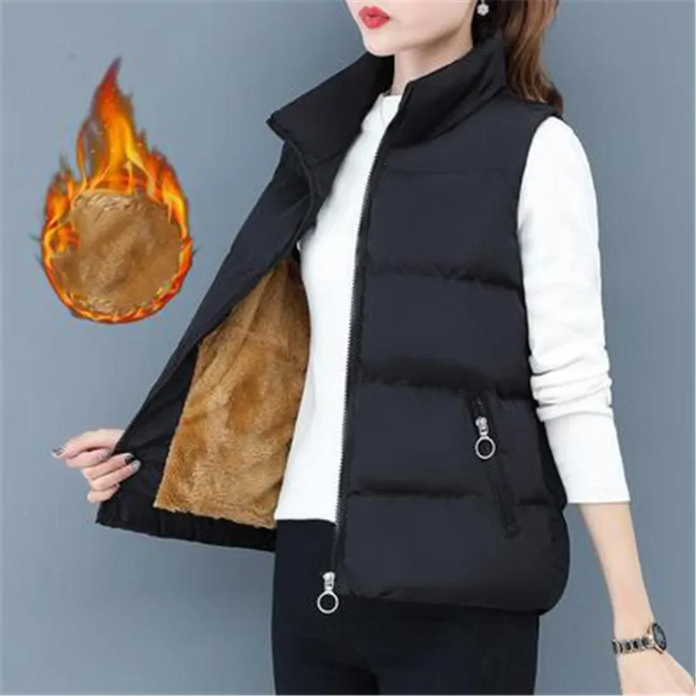 2024 Korean Fashion Woman Jacket Vest down Cotton Vest Women's Autumn Winter Loose Sleeveless Jacket Vest Woman Snow Wear ZY5823
2024 Korean Fashion Woman Jacket Vest down Cotton Vest Women's Autumn Winter Loose Sleeveless Jacket Vest Woman Snow Wear ZY5823