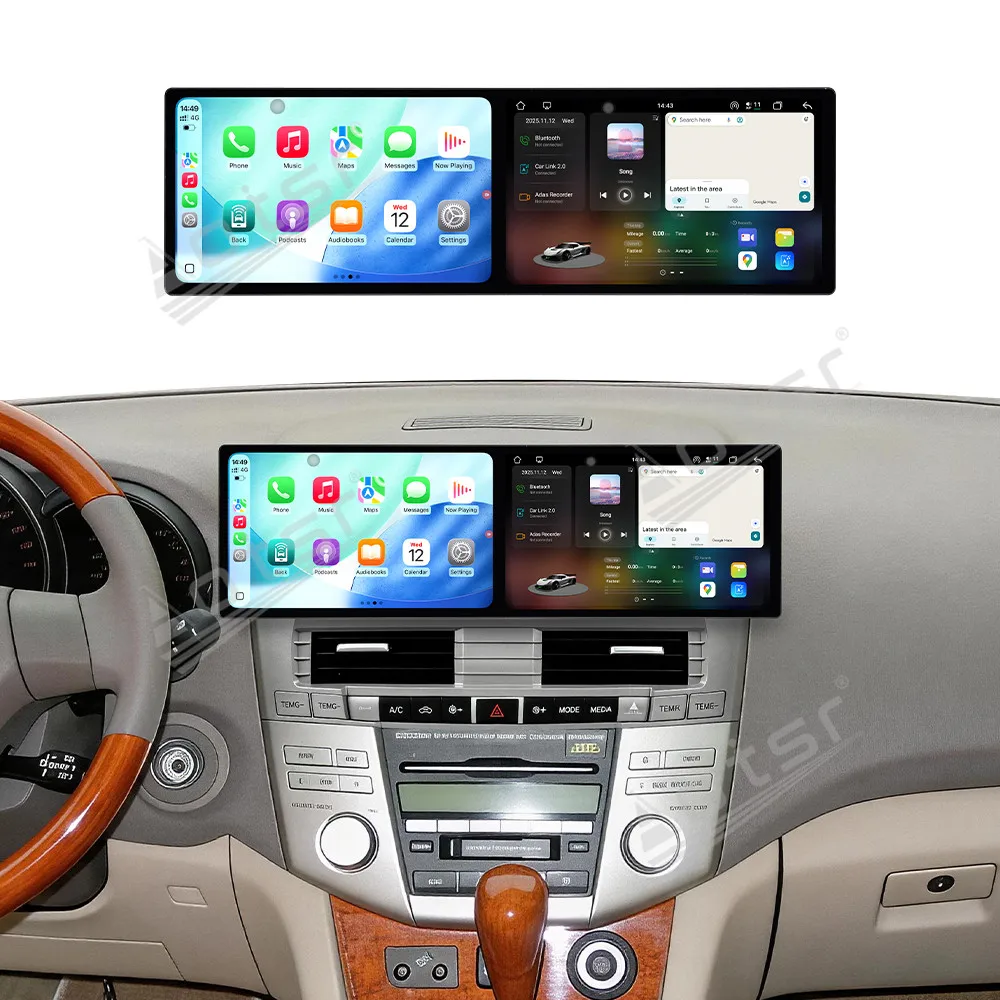 9.1 Inch Dual Screen Car Radio For Lexus RX300 RX330 2004-2008 Car Multimedia Video Player Stereo GPS Navigation Carplay Unit
9.1 Inch Dual Screen Car Radio For Lexus RX300 RX330 2004-2008 Car Multimedia Video Player Stereo GPS Navigation Carplay Unit