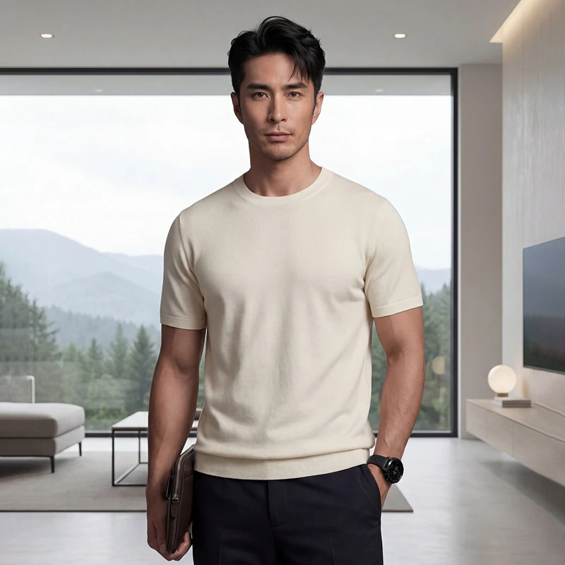 Мужской пуловер-жилет из 100% чистого кашемира машинной стирки, с круглым вырезом, коротким рукавом, весна-лето, новая модель 2026 года
Мужской пуловер-жилет из 100% чистого кашемира машинной стирки, с круглым вырезом, коротким рукавом, весна-лето, новая модель 2026 года