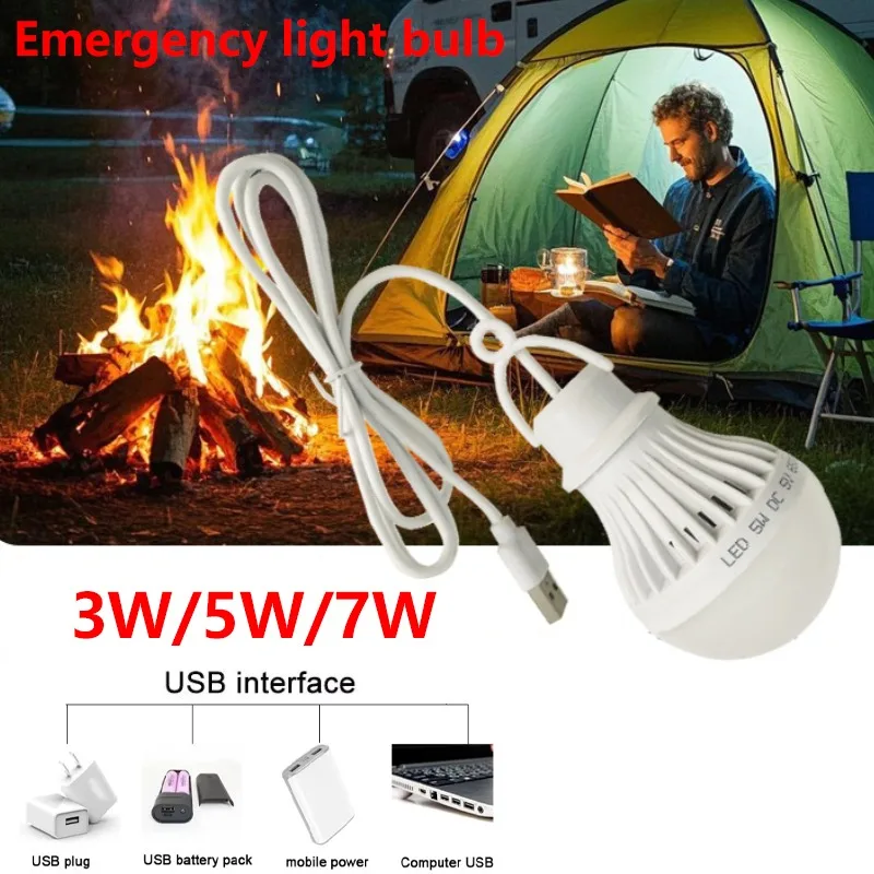 3W/5W/7W Led Bulb USB Rechargeable 5V Power Portable emergency light bulb With hook outdoor Camping lamp tent light
3W/5W/7W Led Bulb USB Rechargeable 5V Power Portable emergency light bulb With hook outdoor Camping lamp tent light