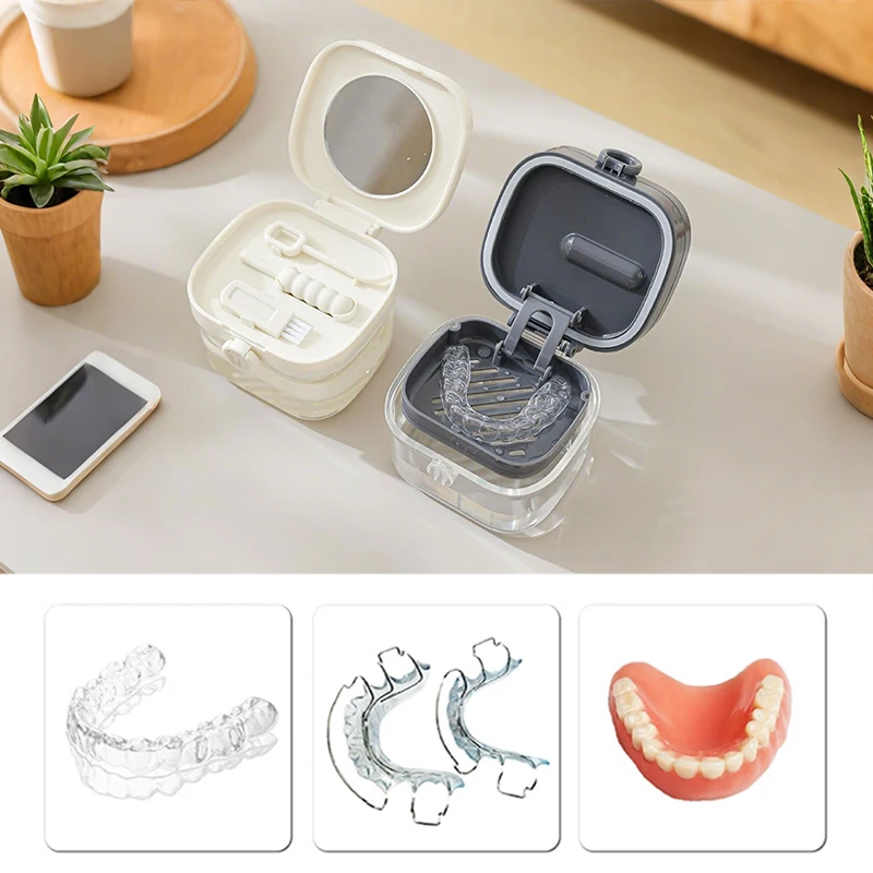 Portable Mouth Guard Box Retainer Case Oral Cleaning False Teeth Denture Storage Box With Strainer Basket Denture Soak Container
Portable Mouth Guard Box Retainer Case Oral Cleaning False Teeth Denture Storage Box With Strainer Basket Denture Soak Container