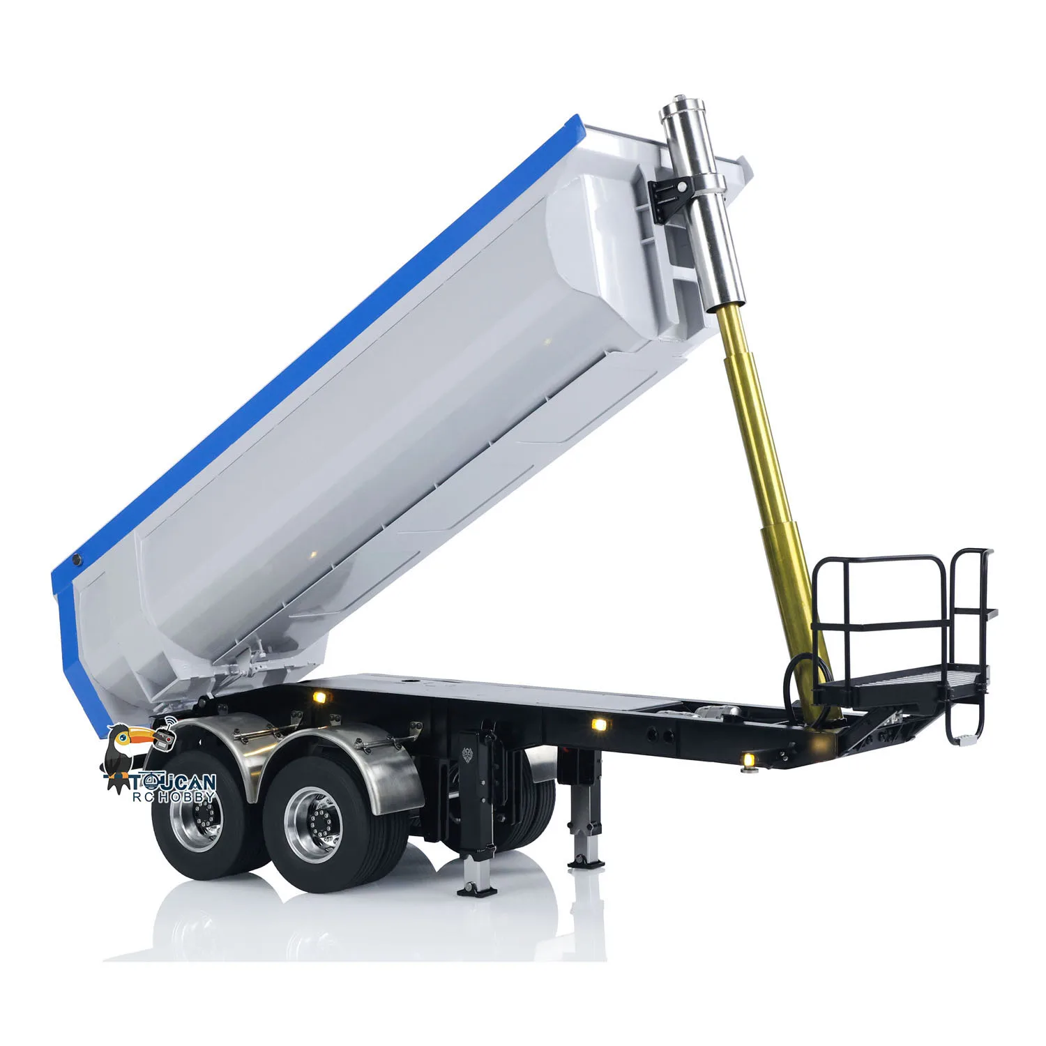 LESU 1/14 RC Hydraulic Metal Dump Trailer Light System Electric Legs for Remote Control Tractor Truck DIY Lorry Car Model Toys
LESU 1/14 RC Hydraulic Metal Dump Trailer Light System Electric Legs for Remote Control Tractor Truck DIY Lorry Car Model Toys