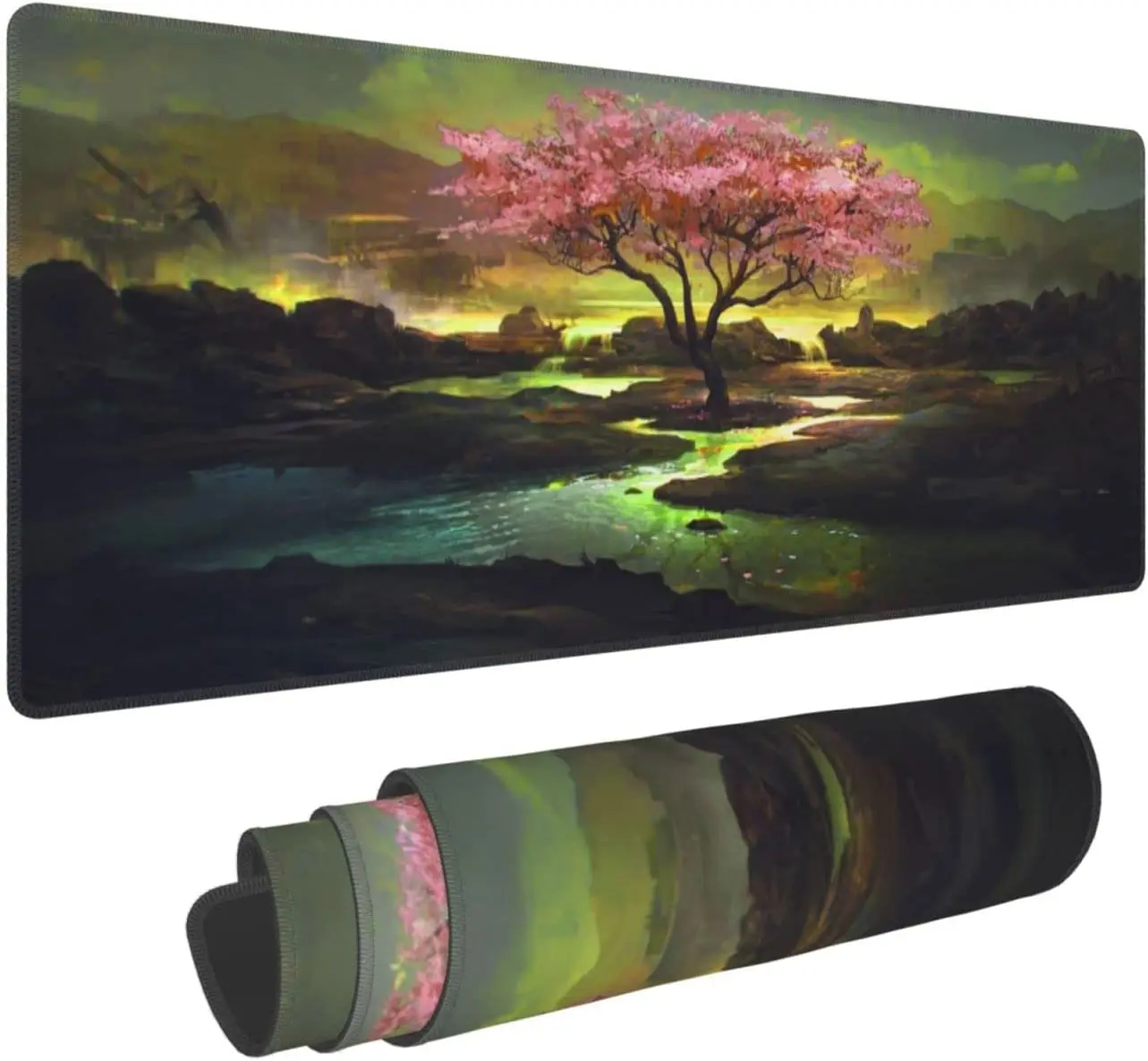 Japanese Watercolor Landscape Cherry Treepad Non Slip Rubber Base Mouse Pad Sewn Edge Table Pad Extended Mouse Pad 31.5X11.8 In
Japanese Watercolor Landscape Cherry Treepad Non Slip Rubber Base Mouse Pad Sewn Edge Table Pad Extended Mouse Pad 31.5X11.8 In